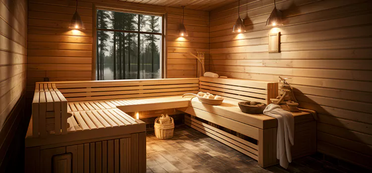 Traditional Sauna Design in Georgina, ON