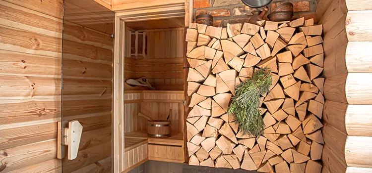 Eucalyptus Wood Sauna Walls Repair And Installation in Georgina, ON