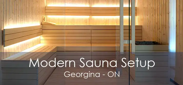 Modern Sauna Setup Georgina - ON