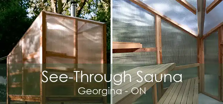 See-Through Sauna Georgina - ON